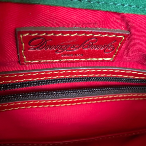 EXQUISITE DOONEY SATCHEL NWOT ALL LEATHER SUEDE TRIM JUST BEAUTIFUL - Picture 12 of 15